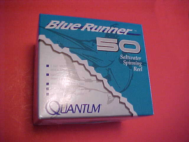 QUANTUM BLUE RUNNER 50 SALTWATER SPINNING REEL, NEW IN THE BOX