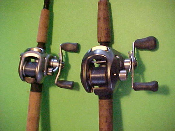 GREAT PAIR OF BAITCASTING COMBOS INCLUDING SHIMANO