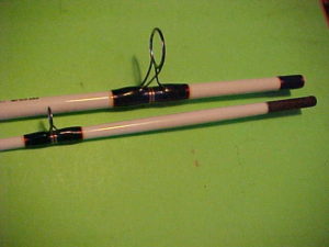 BERKLEY BIG GAME 6 FOOT 6 INCH 10 TO 20# AND SHAKESPEARE BIGWATER 7 FOOT 10  TO 25# SPINNING RODS L@@K A NICE PAIR - Berinson Tackle Company