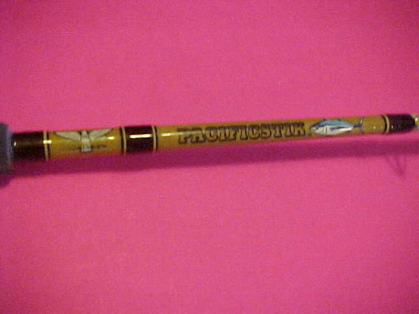 VINTAGE FENWICK FENGLASS PACIFICSTIK 6 FOOT, 15 TO 50 POUND RATED  CONVENTIONAL FISHING ROD - Berinson Tackle Company