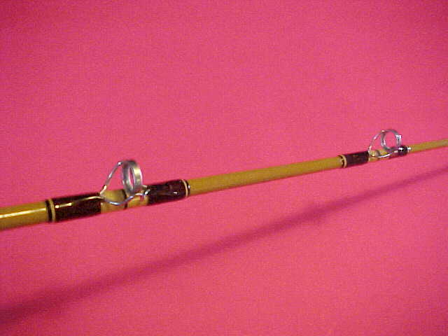 VINTAGE FENWICK FENGLASS PACIFICSTIK 6 FOOT, 15 TO 50 POUND RATED  CONVENTIONAL FISHING ROD - Berinson Tackle Company