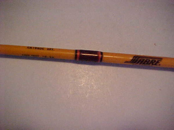 VINTAGE SABRE E196-66-HG, 6 1/2 FOOT, 10 TO 25 POUND CLASS ROD