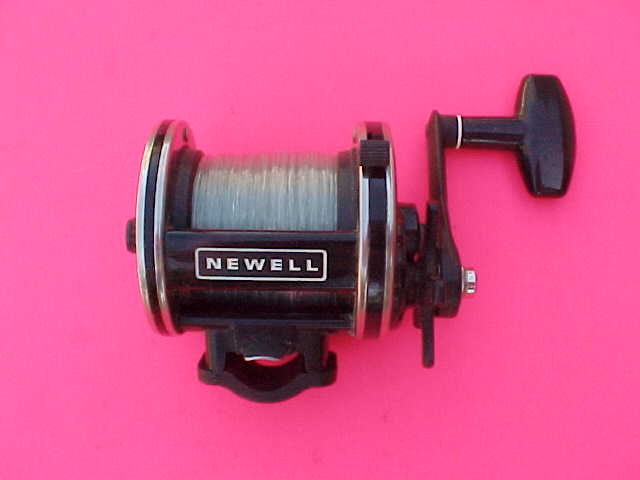 CUSTOM BUILT NEWELL S338-5 CONVENTIONAL FISHING REEL STAINLESS STEEL  CLICKER&CAP