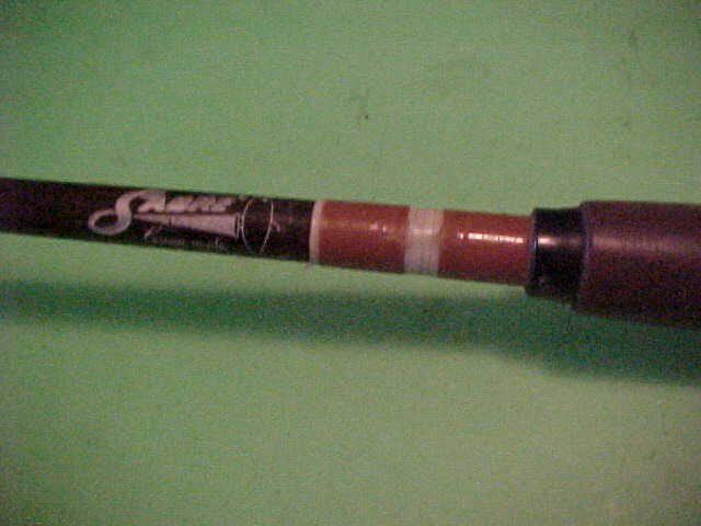 CUSTOM BUILT SABRE STROKER 6 FOOT 7 1/2 INCH 10 TO 30 POUND SPINNING  FISHING ROD