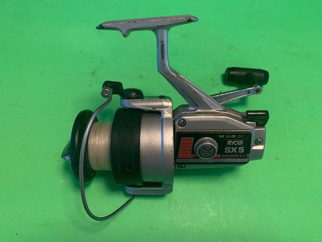 VINTAGE RYOBI SX5 THE SILVER CLOUD EXTRA LARGE SPINNING REEL