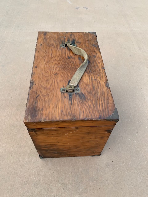 BEAUTIFUL CUSTOM MADE WOOD TACKLE BOX FOR OVERNIGHT AND LONGER