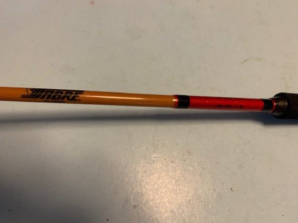 VINTAGE SABRE CLASSIC STROKER 6 FOOT 8 TO 20 POUND RATED CONVENTIONAL  FISHING ROD - Berinson Tackle Company