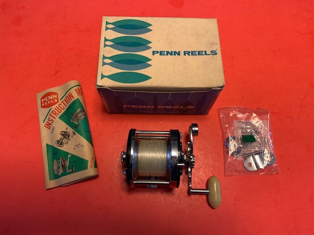 VINTAGE PENN SURFMASTER 100 FISHING REEL WITH BOX AND 36B CATALOG -  Berinson Tackle Company