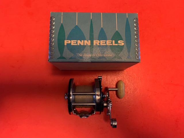 Vintage Penn Monofil #9MF Fishing Reel Box Label Recreated on Satin Canvas  - Simpson Advanced Chiropractic & Medical Center