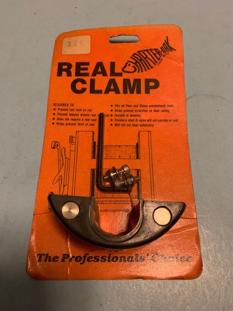 REAL CLAMP EXTRA HEAVY DUTY STEALTH ROD CLAMP FOR PENN DAIWA SHIMANO REELS  - Berinson Tackle Company