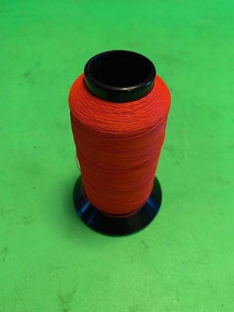 HOLLAND NYLON FISHING ROD WRAPPING THREAD RED 4 OUNCE SPOOL