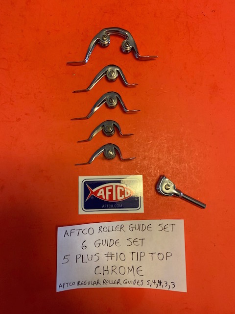 AFTCO Standard Roller Tip-Tops Chrome / 16/64