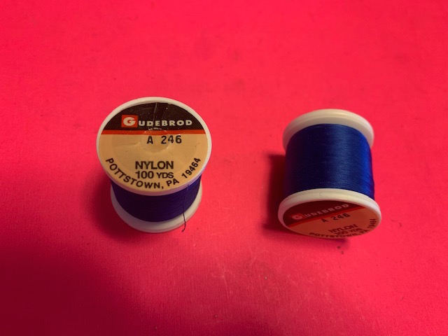 Gudebrod Nylon Rod Winding Thread Size A 100 Yards Choose Color 