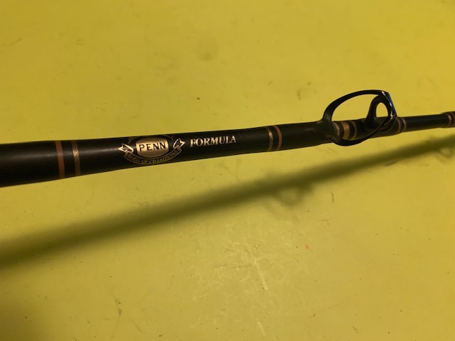 VINTAGE PENN FORMULA 5 FOOT 6 INCH 30 TO 80 POUND CLASS STAND-UP TROLLING  FISHING ROD - Berinson Tackle Company