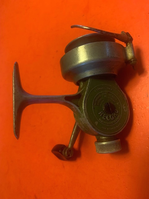 VERY RARE VINTAGE RECORD SPINNING REEL MADE IN SWITZERLAND - Berinson  Tackle Company