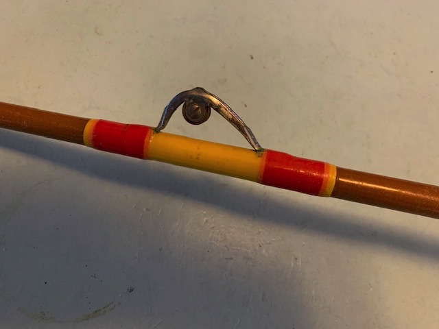 VINTAGE SABRE 7 FOOT 6 INCH 10 TO 30 POUND RATED SPINNING ROD - Berinson  Tackle Company