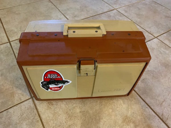 Tackle Toolbox Craft Storage Box Vintage Decor 