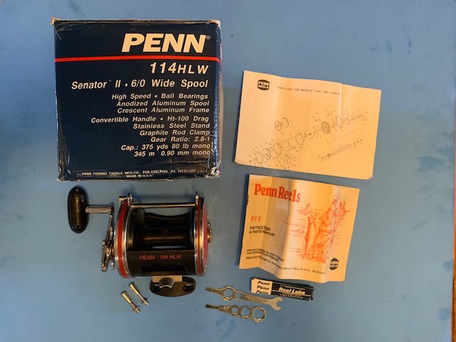 PENN SPECIAL SENATOR 114HLW 6/0 WIDE TROLLING FISHING REEL NEW IN THE BOX -  Berinson Tackle Company