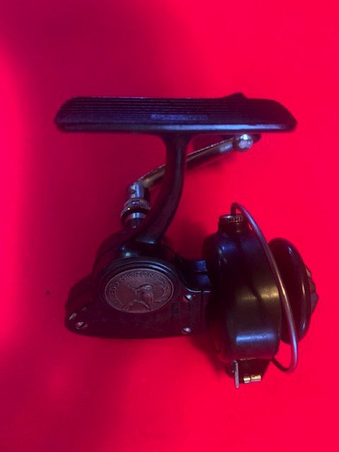 VINTAGE VERY RARE ANTIQUE ALCEDO MICRON SPINNING REEL MADE IN