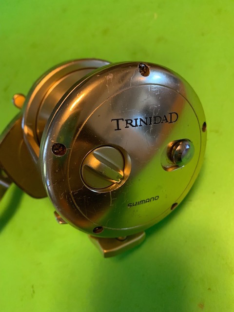 SHIMANO TRINIDAD TN 40 CONVENTIONAL CASTING FISHING REEL WITH UPGRADED  HANDLE AND ROD CLAMP - Berinson Tackle Company