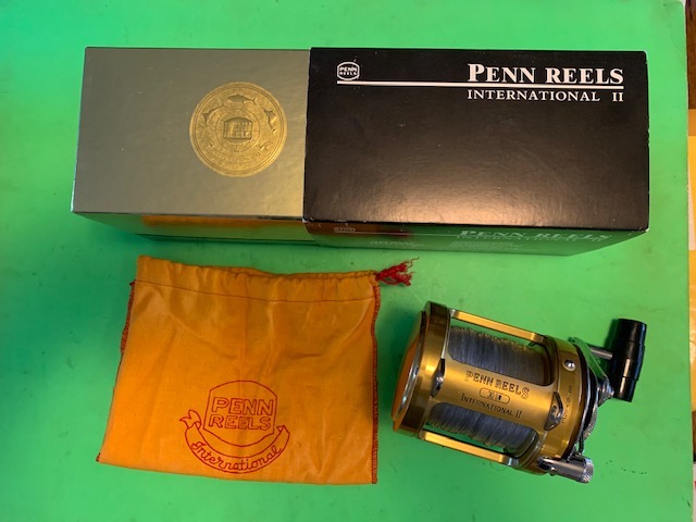 PENN INTERNATIONAL 30SW 2-SPEED FISHING REEL WITH THE ORIGINAL BOX & PENN  REEL BAG - Berinson Tackle Company