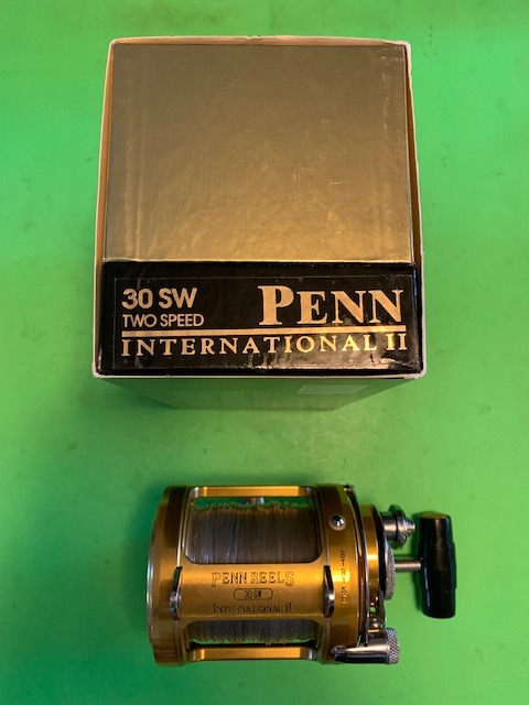 PENN International II 50TW Right Handle Trolling Reel Used Free Shipping