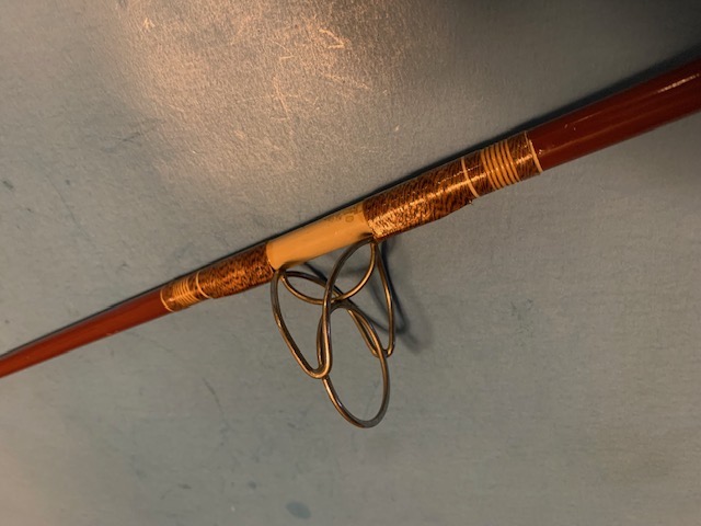 VINTAGE DAIWA 8 FOOT 12 TO 30 POUND CLASS 2-PIECE SURF SPINNING ROD -  Berinson Tackle Company