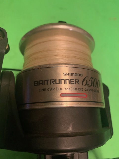 VINTAGE SHIMANO BAITRUNNER 6500 SPINNING REEL WITH THE ORIGINAL BOX &  INSTRUCTION MANUAL - Berinson Tackle Company