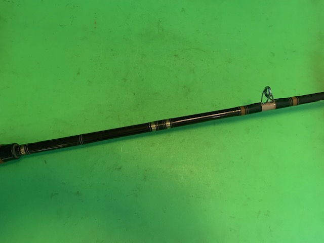 VINTAGE GARCIA CONOLON 7 FOOT 6 INCH 15 TO 50 POUND CLASS JIG STICK FISHING  ROD - Berinson Tackle Company
