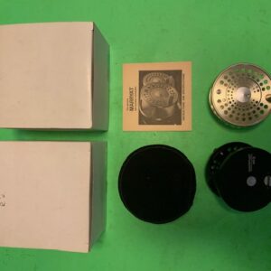 MARRYAT MR9 BLACK FLY REEL WITH AN EXTRA SILVER SPOOL BRAND NEW IN