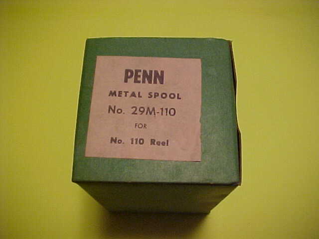 stainless steel 110 1/0 Senator Reel Part Details about   Penn 29M-110 Spool Assembly 