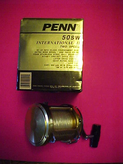 PENN INTERNATIONAL 50SW TWO-SPEED FISHING REEL WITH THE BOX - Berinson  Tackle Company