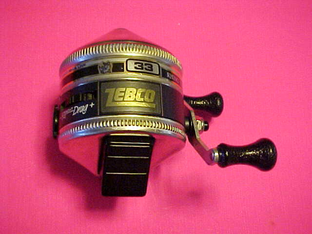 Vintage Zebco 33 Rhino Tough Closed Face Spinning Reel Pre Owned
