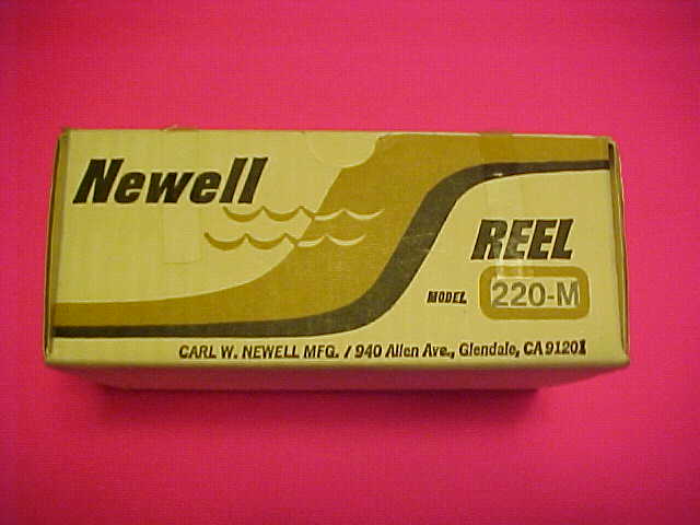 VINTAGE NEWELL 220-M FISHING REEL, NEW IN THE BOX WITH ALL THE ORIGINAL  PAPERWORK, COLLECTIBLE - Berinson Tackle Company
