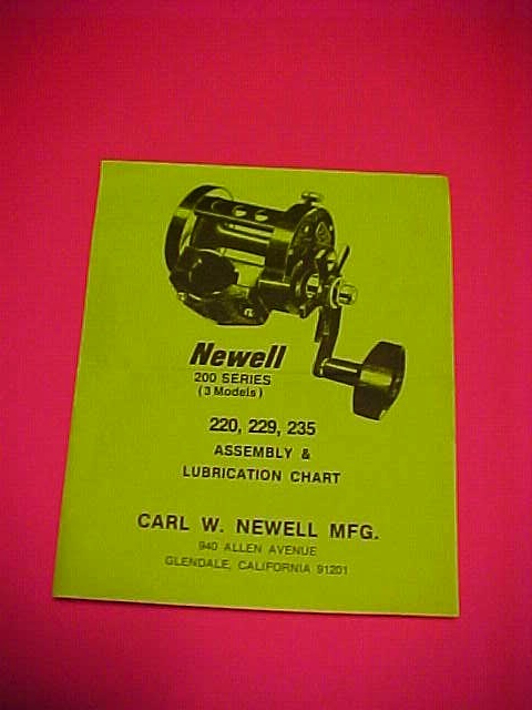 VINTAGE NEWELL 220-M FISHING REEL, NEW IN THE BOX WITH ALL THE ORIGINAL  PAPERWORK, COLLECTIBLE - Berinson Tackle Company