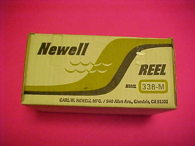 VINTAGE NEWELL 338-FJ BLACKIE CONVENTIONAL FISHING REEL
