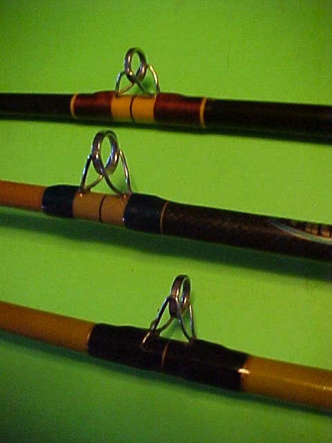 SET OF 3 SALTWATER CONVENTIONAL FISHING RODS, RODDY,PACIFICA AND
