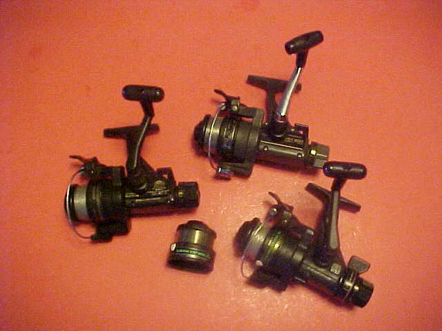 SET OF 3 SHIMANO SPINNING REELS, GT1200,AX200 AND MARK II, PRE-OWNED -  Berinson Tackle Company