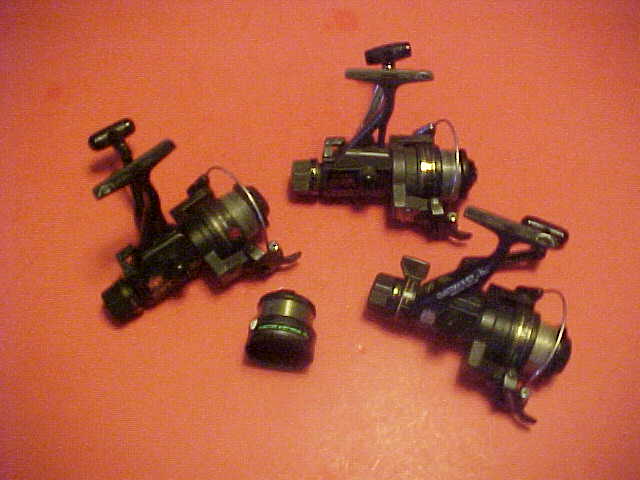 SET OF 3 SHIMANO SPINNING REELS, GT1200,AX200 AND MARK II, PRE-OWNED -  Berinson Tackle Company