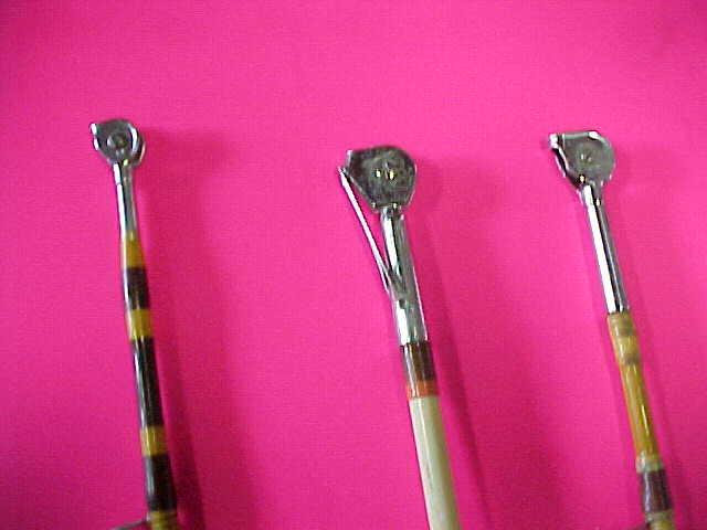 VINTAGE TROLLING RODS, SET OF 3 FISHING RODS, PRE-OWNED - Berinson