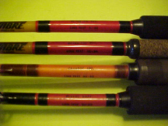 SET OF 3 VINTAGE SABRE STROKER AND PRO-LITE FISHING RODS, PRE-OWNED -  Berinson Tackle Company