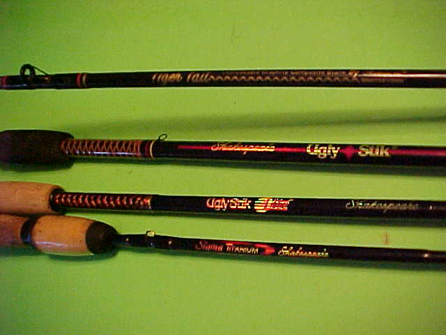 SET OF 4 SHAKESPEARE FISHING RODS, NICE SET, PRE-OWNED - Berinson