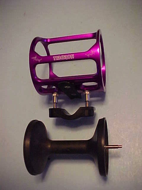 NEWELL 550 KIT WITH PURPLE TIBURON FRAME AND NEWELL GRAPHITE SPOOL -  Berinson Tackle Company