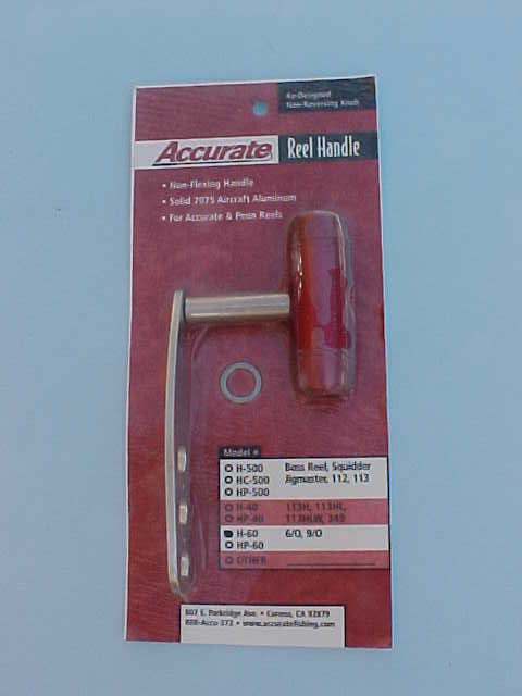ACCURATE REEL HANDLE FOR PENN 6/0, 9/0 AND PENN INTERNATIONAL 70