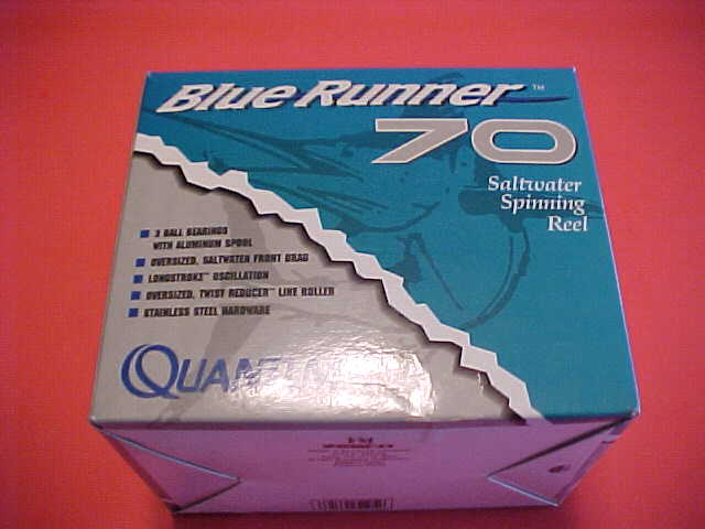 QUANTUM BLUE RUNNER 70 SALTWATER SPINNING REEL, NEW IN THE BOX