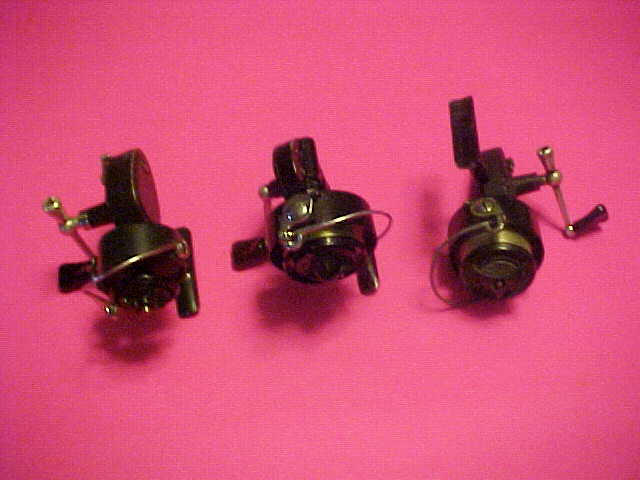 SET OF 3 VINTAGE GARCIA MITCHELL SPINNING REELS, PRE-OWNED