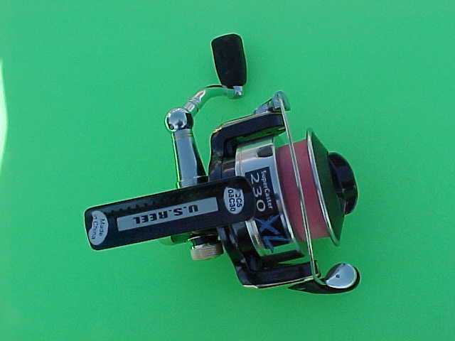 U.S. REEL SUPERCASTER 230XL SPINNING REEL, NEW IN THE BOX - Berinson Tackle  Company