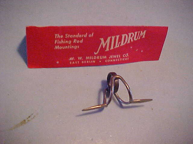 Vintage Rod Tip Large Size 24  Mildrum Perfection Tip Line Guide 