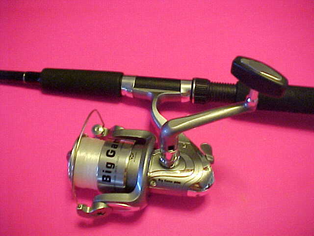 OKUMA ELITE 8', 10 TO 40# ROD & MITCHELL BIG GAME 206 REEL SPINNING COMBO,  PRE-OWNED - Berinson Tackle Company