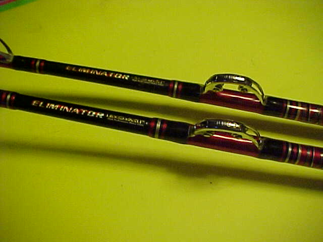 PAIR OF DAIWA ELIMINATOR BOAT 5 FOOT 6 INCH, 50 TO 130 POUND RATED